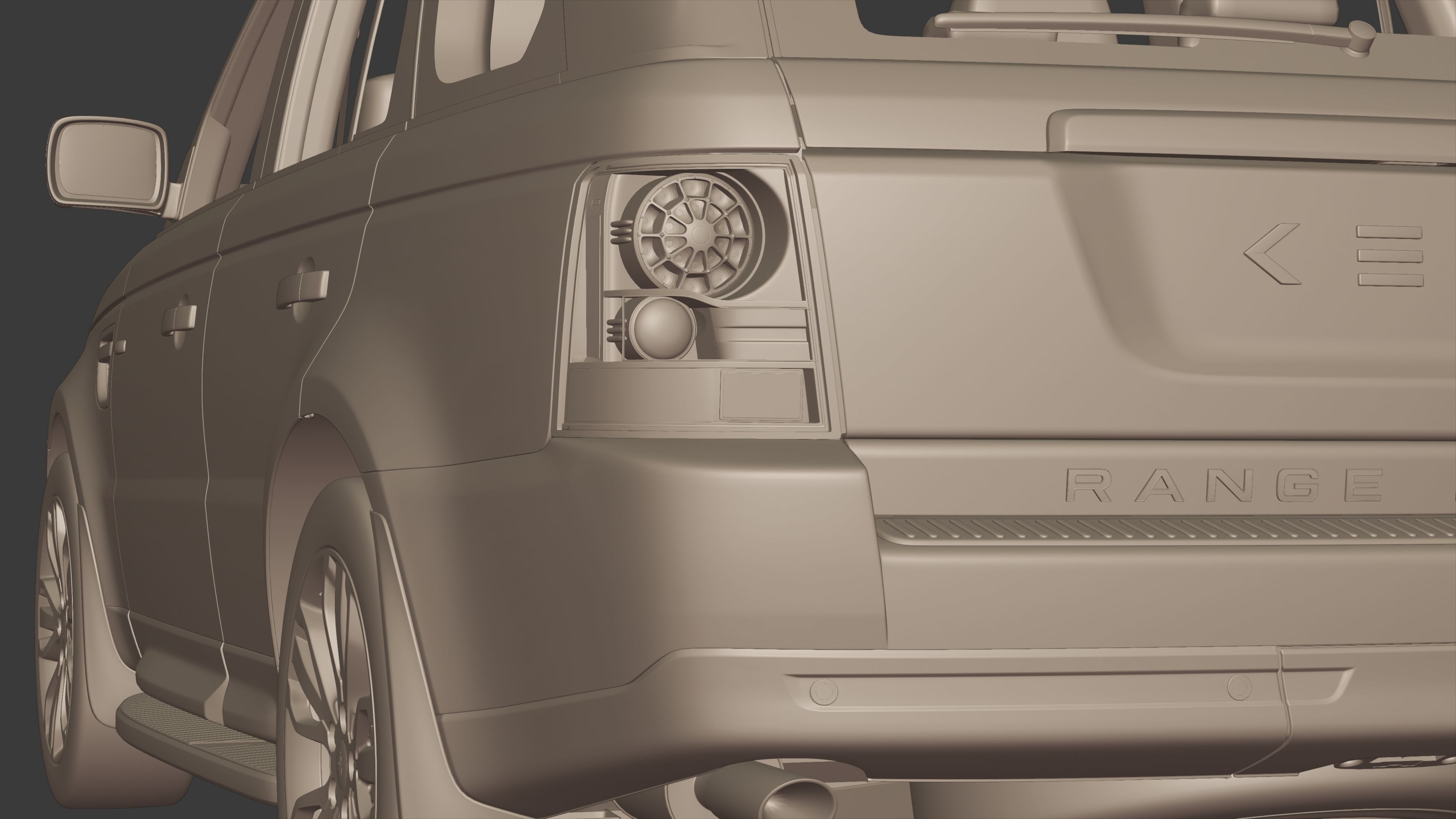 2006 Custom Land Rover Range Rover Sport 3D model_20