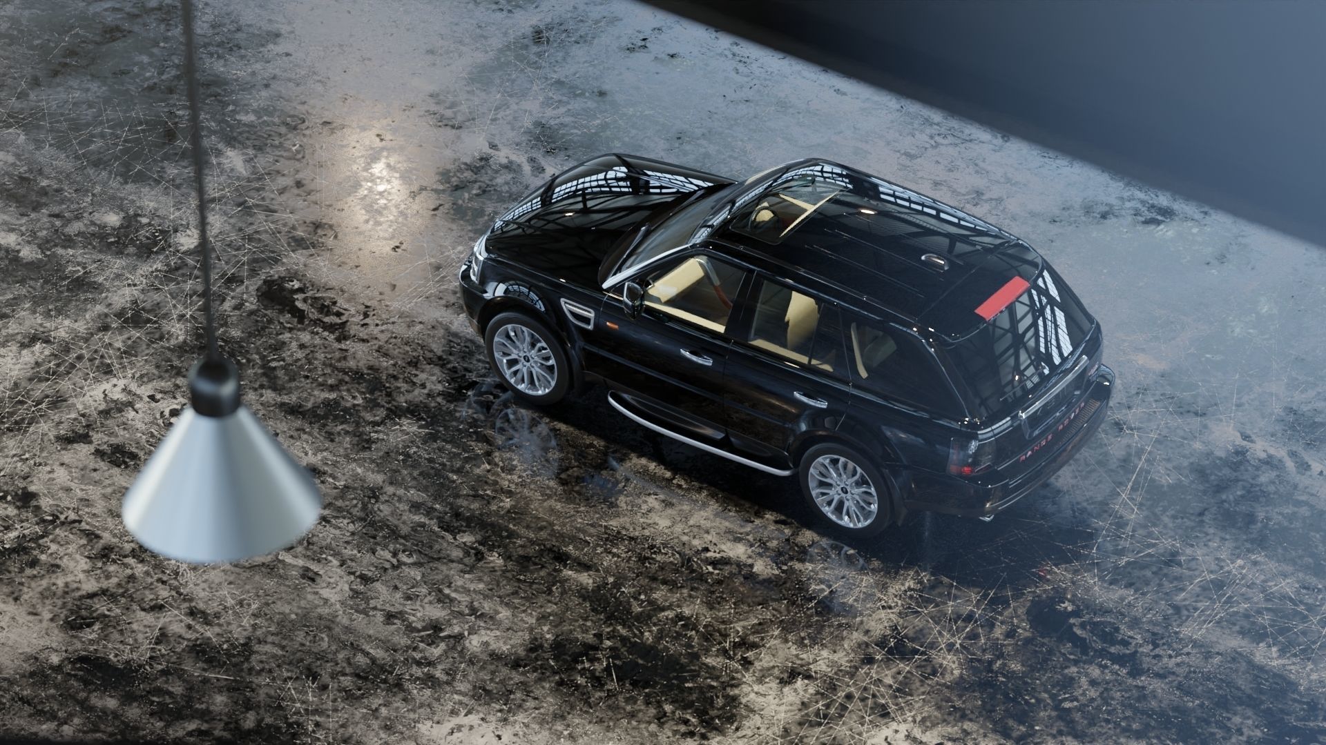 2006 Custom Land Rover Range Rover Sport 3D model_6