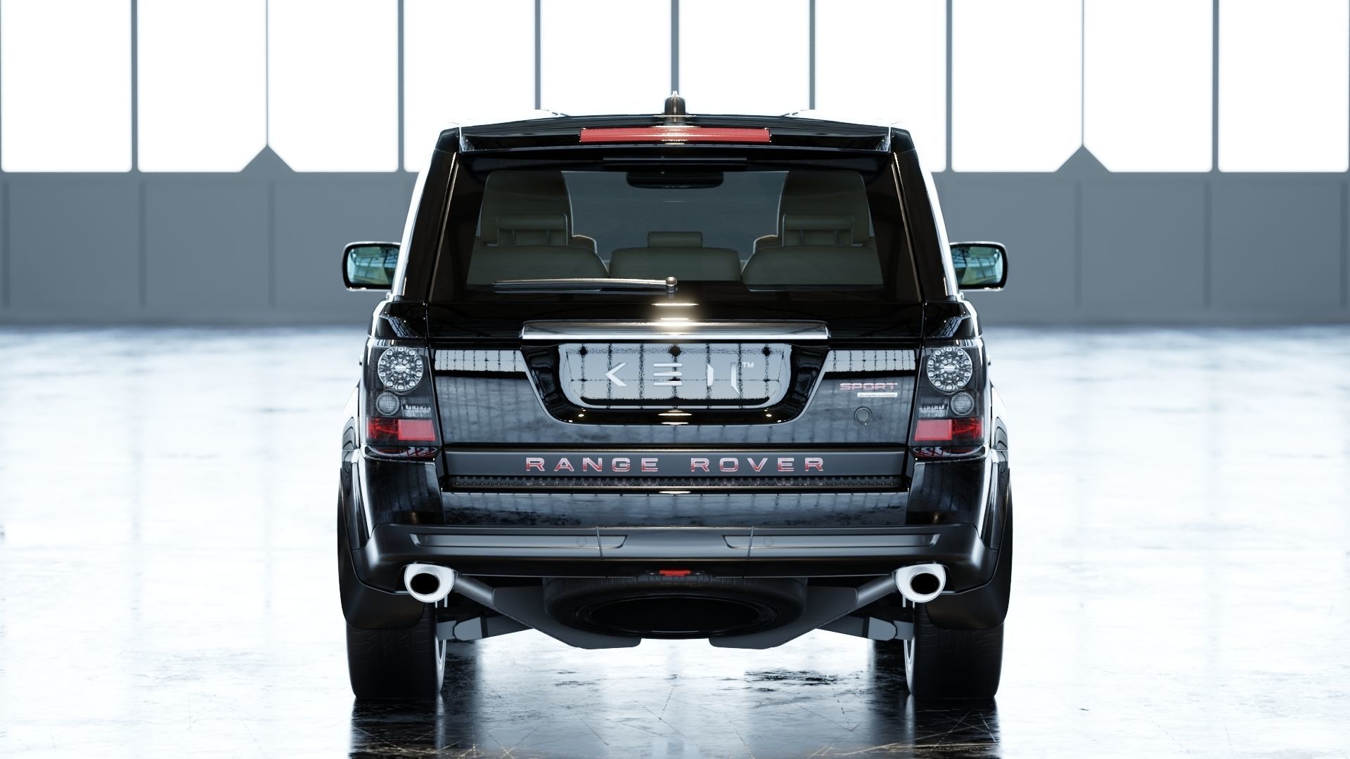 2006 Custom Land Rover Range Rover Sport 3D model_10