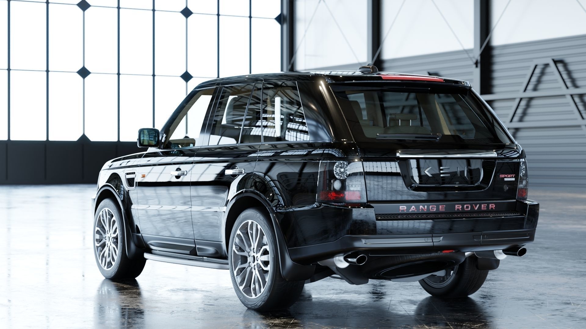 2006 Custom Land Rover Range Rover Sport 3D model_7