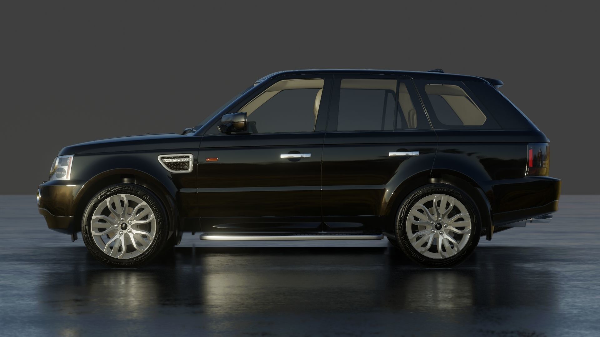 2006 Custom Land Rover Range Rover Sport 3D model_24