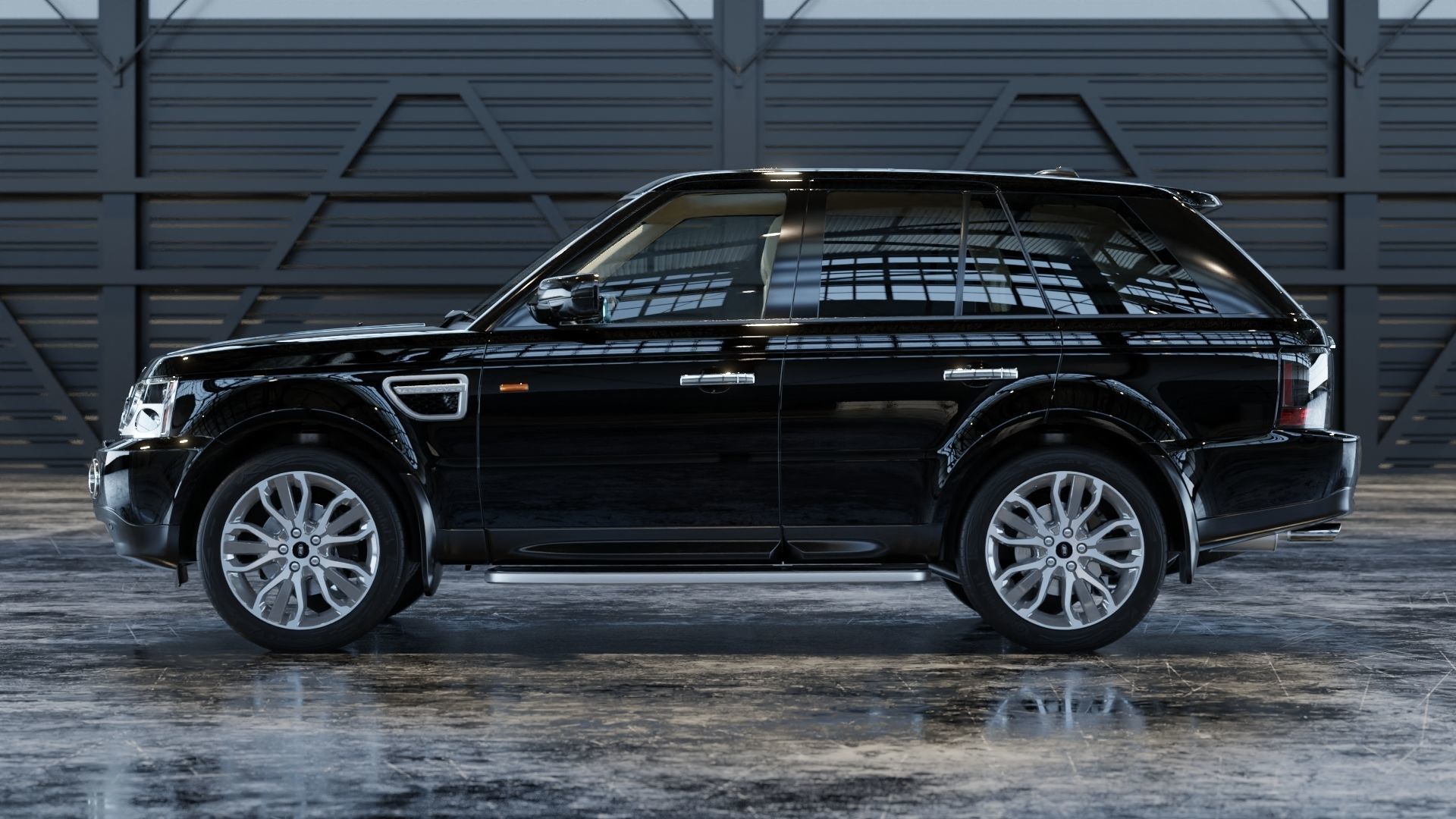 2006 Custom Land Rover Range Rover Sport 3D model_4