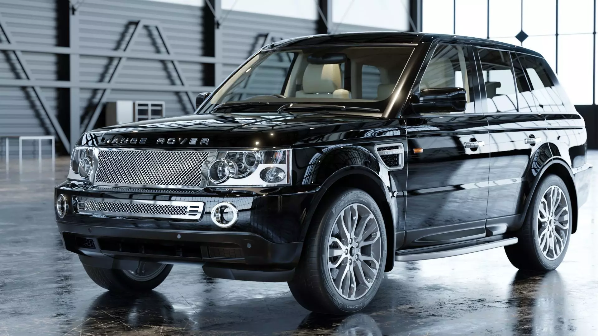 2006 Custom Land Rover Range Rover Sport 3D model_0