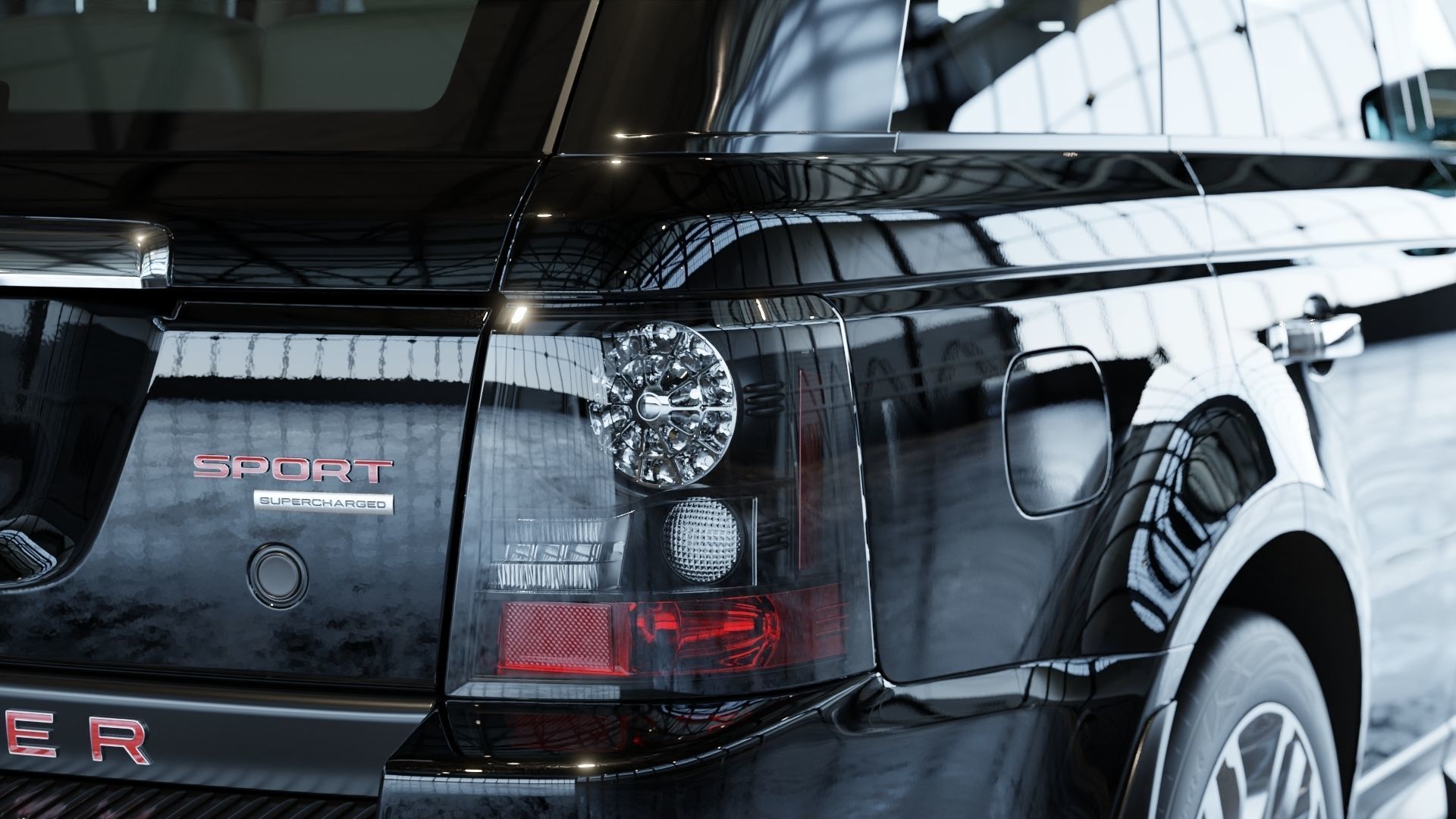 2006 Custom Land Rover Range Rover Sport 3D model_12