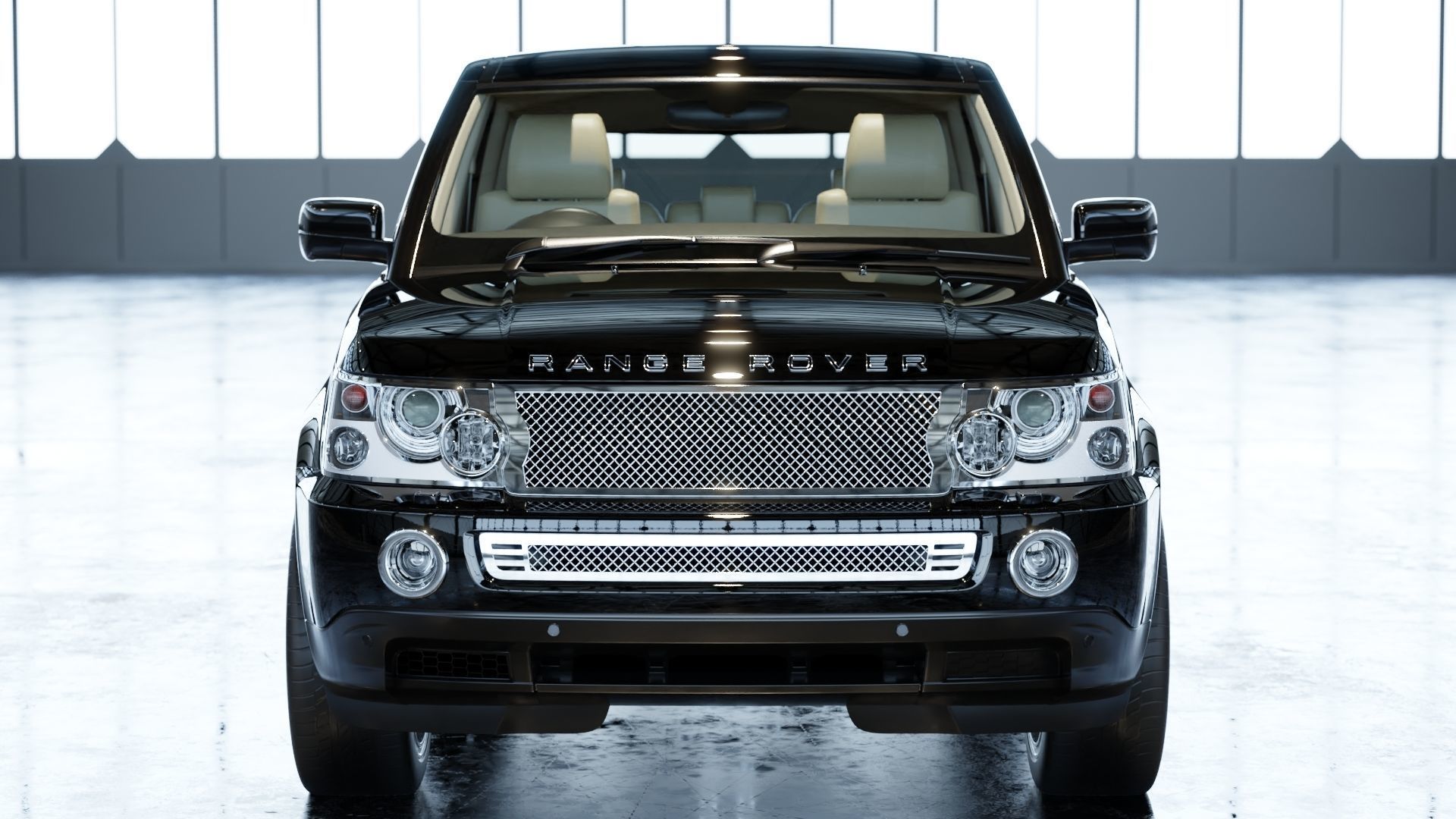 2006 Custom Land Rover Range Rover Sport 3D model_1