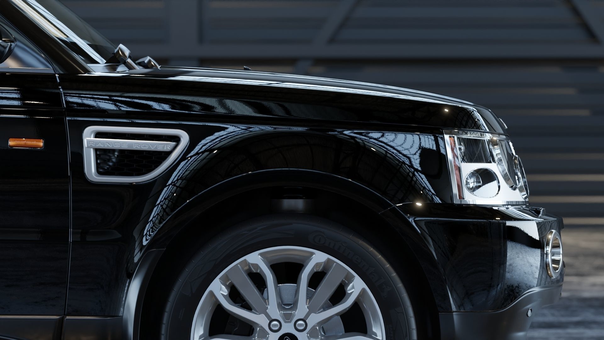 2006 Custom Land Rover Range Rover Sport 3D model_13