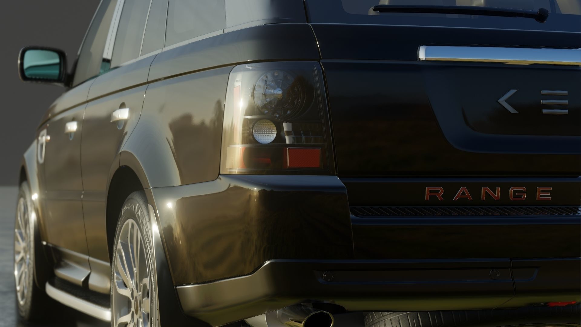 2006 Custom Land Rover Range Rover Sport 3D model_25