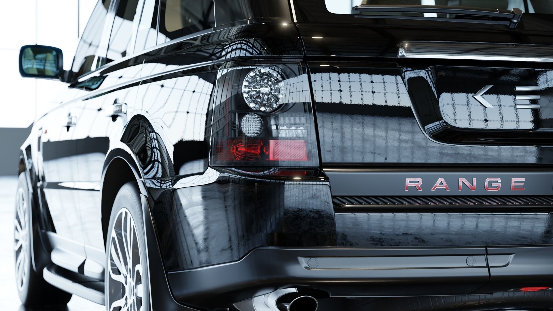 2006 Custom Land Rover Range Rover Sport 3D model_8