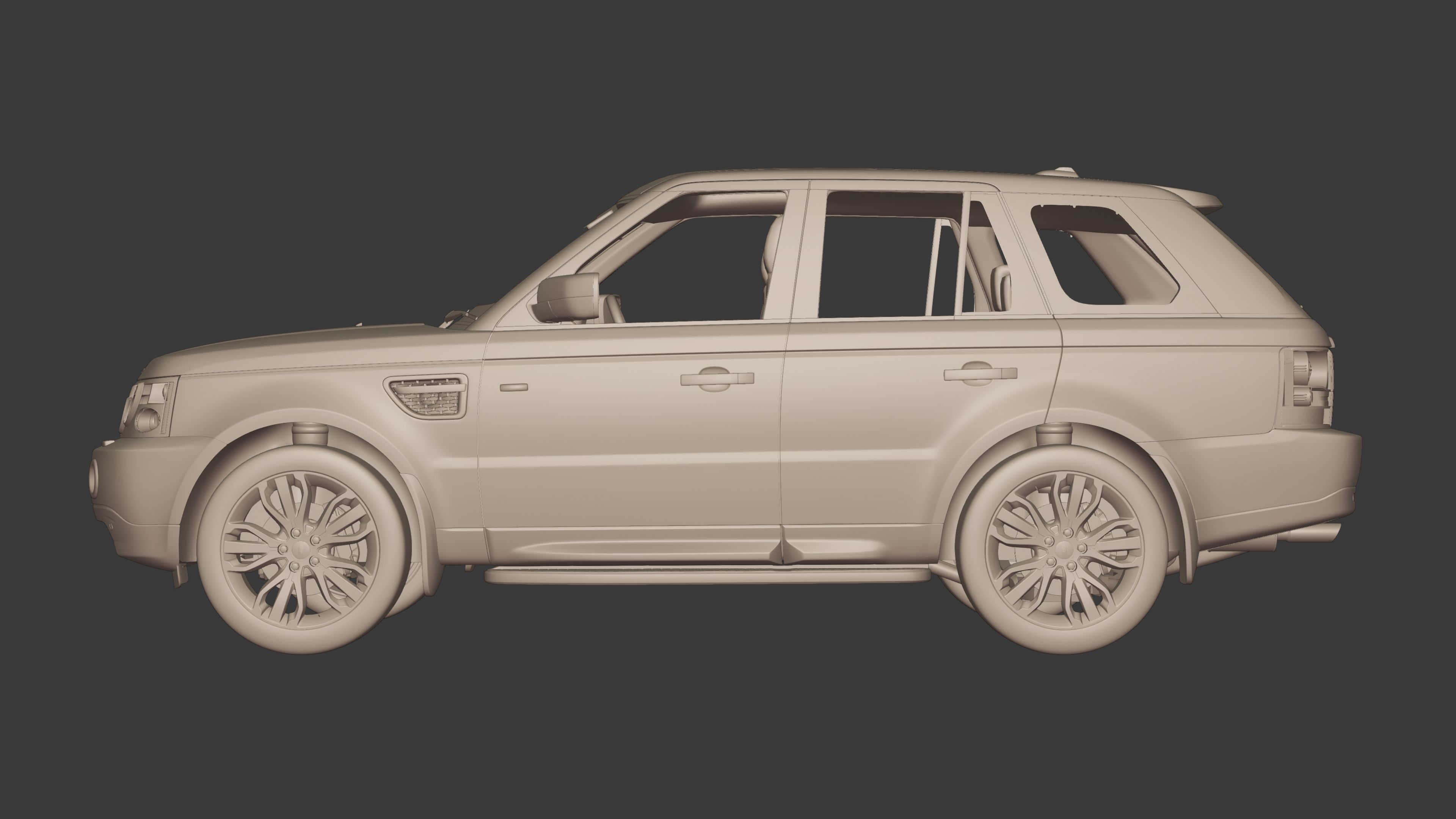 2006 Custom Land Rover Range Rover Sport 3D model_18