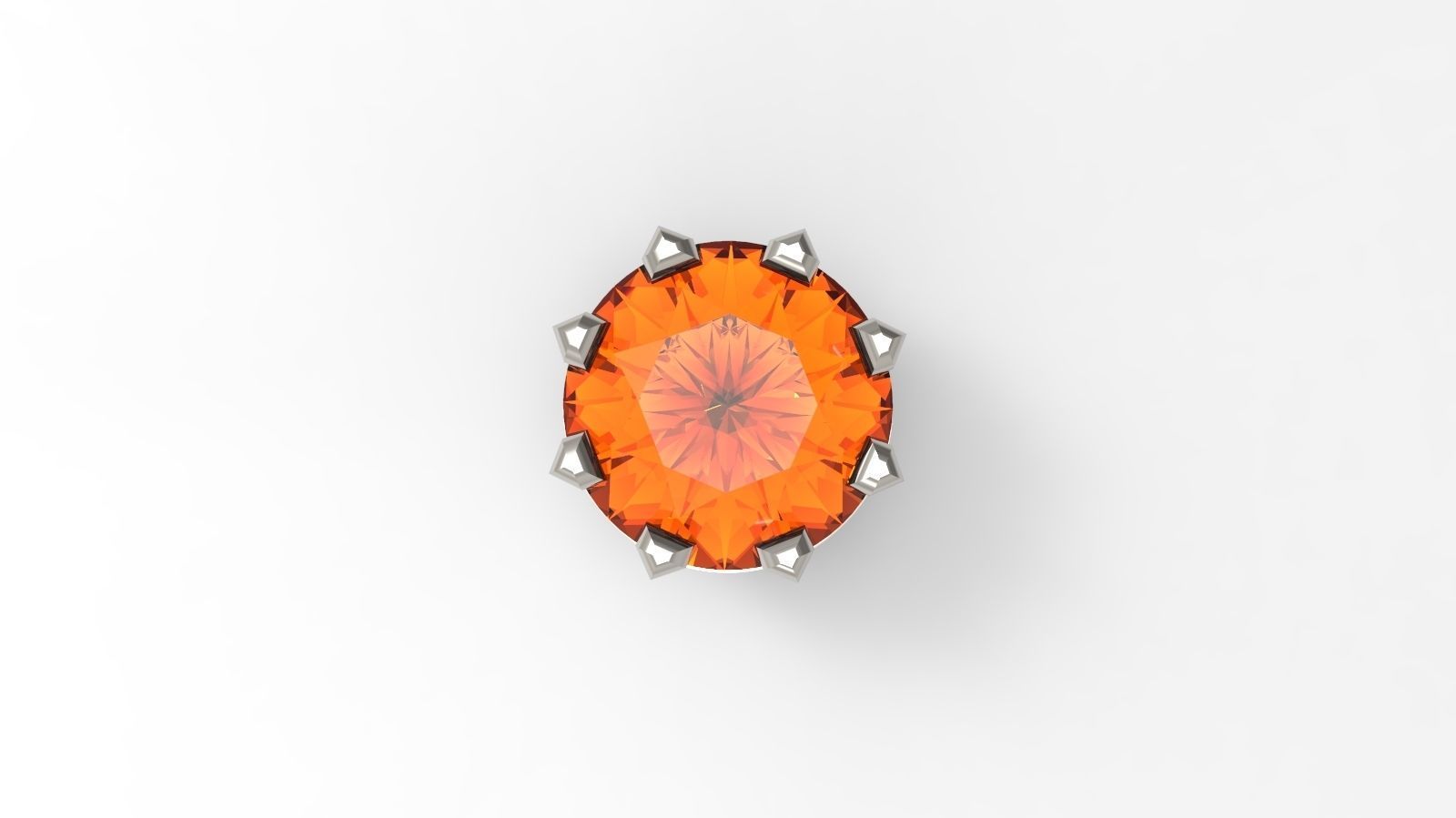 Jewelry Prong Head Set Package 071 3D print model_3