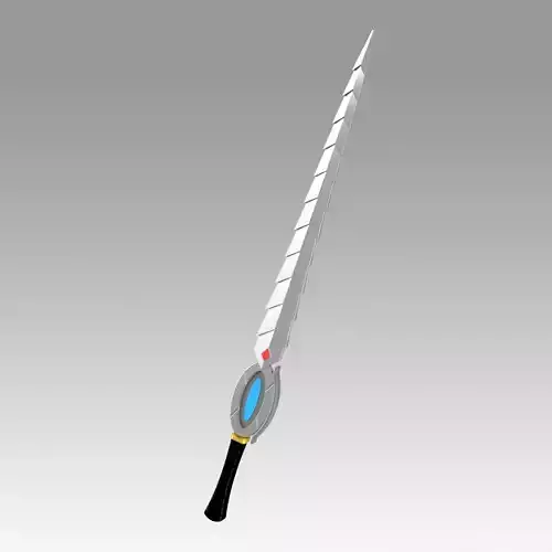 Chaika The Coffin Princess Hitsugi no Chaika Bohdan Sword 3D print model