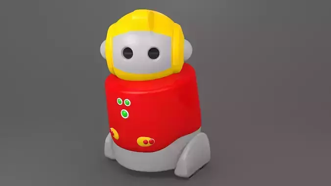 Papero NEC Robot Low-poly 3D model