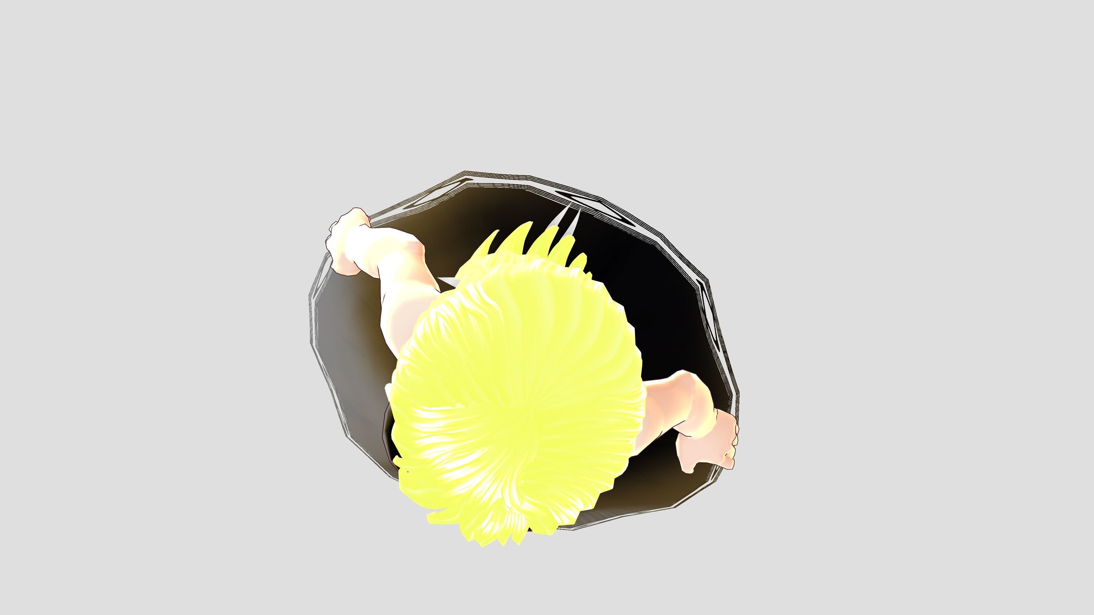 WENDY MAID 3D MODEL CHARACTER RIGGED T-POSE SHAPE KEYS 3D model_11