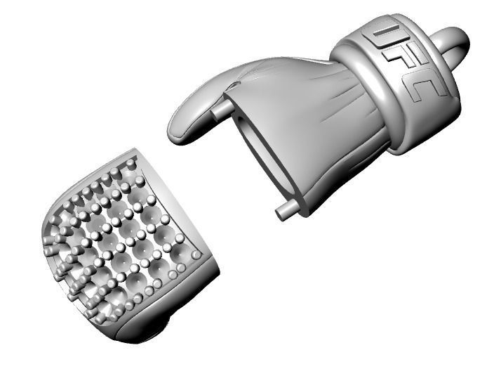 Boxing Gloves pendant 3D print model_20