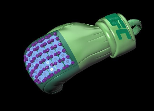 Boxing Gloves pendant 3D print model_18