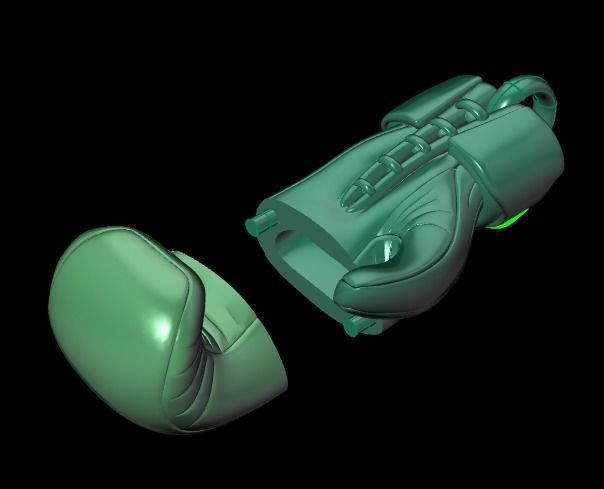 Boxing Gloves pendant 3D print model_21