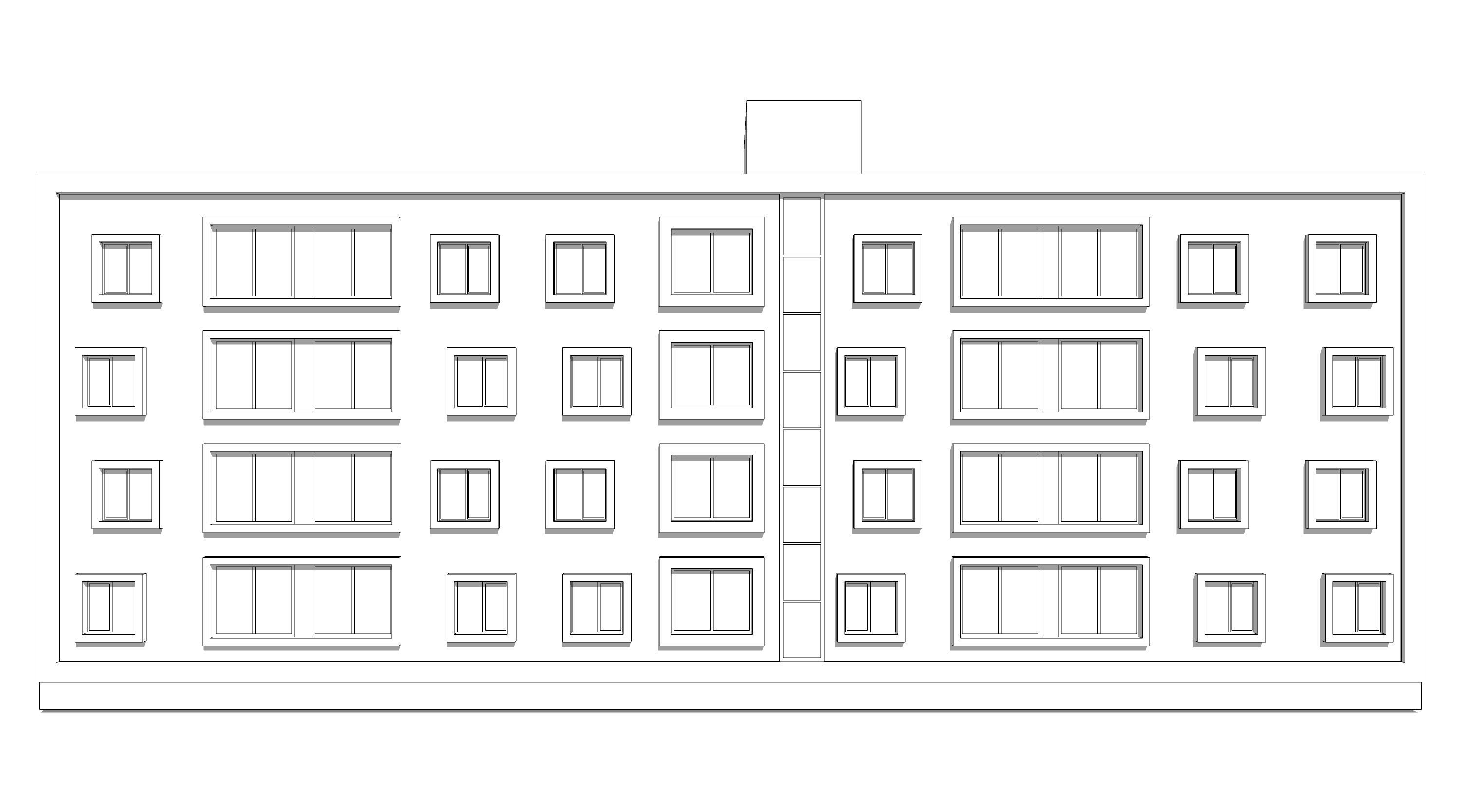 Housing block 3D model_9