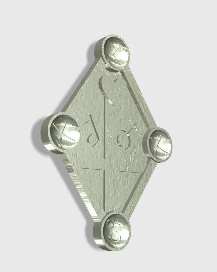 Triss Merigold Witcher 2 dagger and brooch 3D print model_6