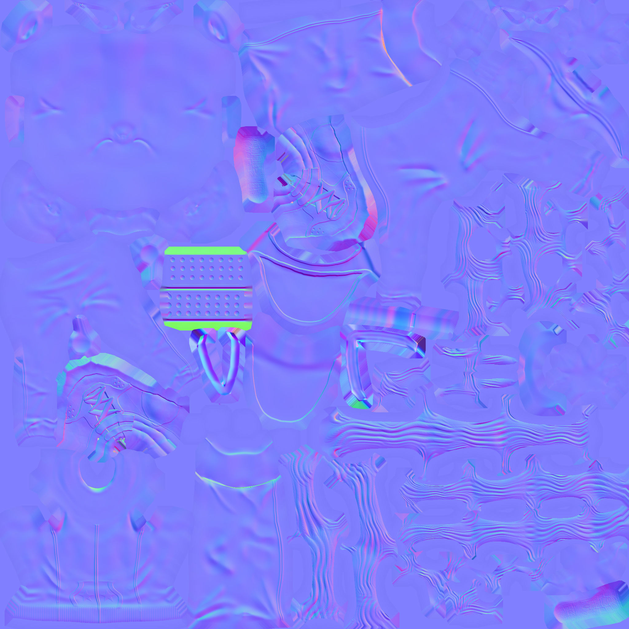 fitness grandma  Free 3D model_4