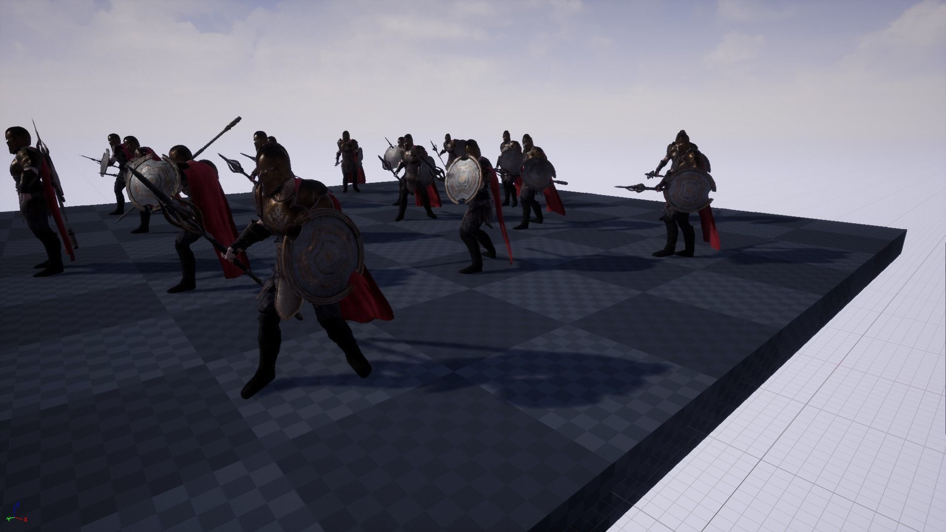 Warrior Hero Low-poly 3D model_18