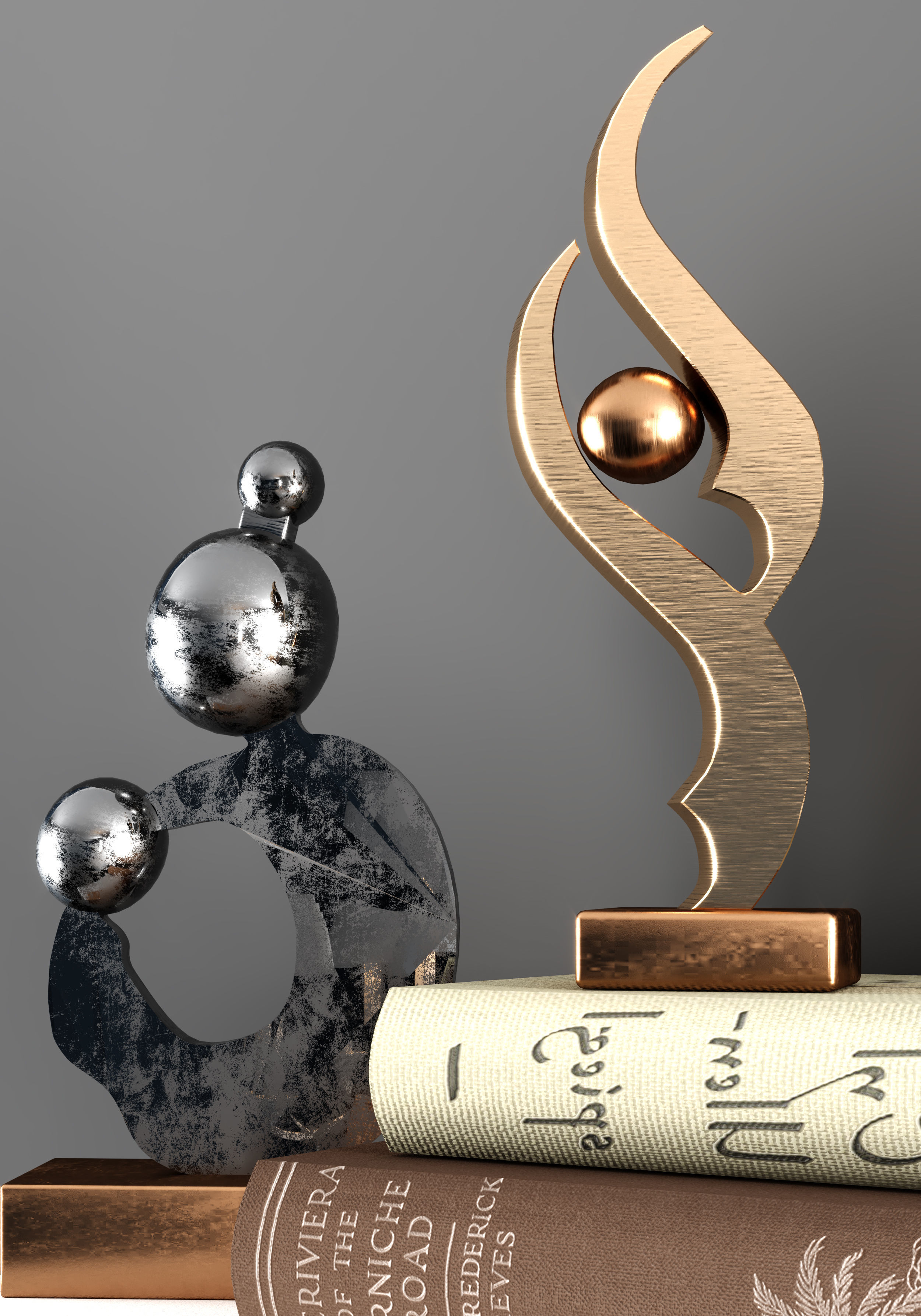 decorative set05 3D model_4