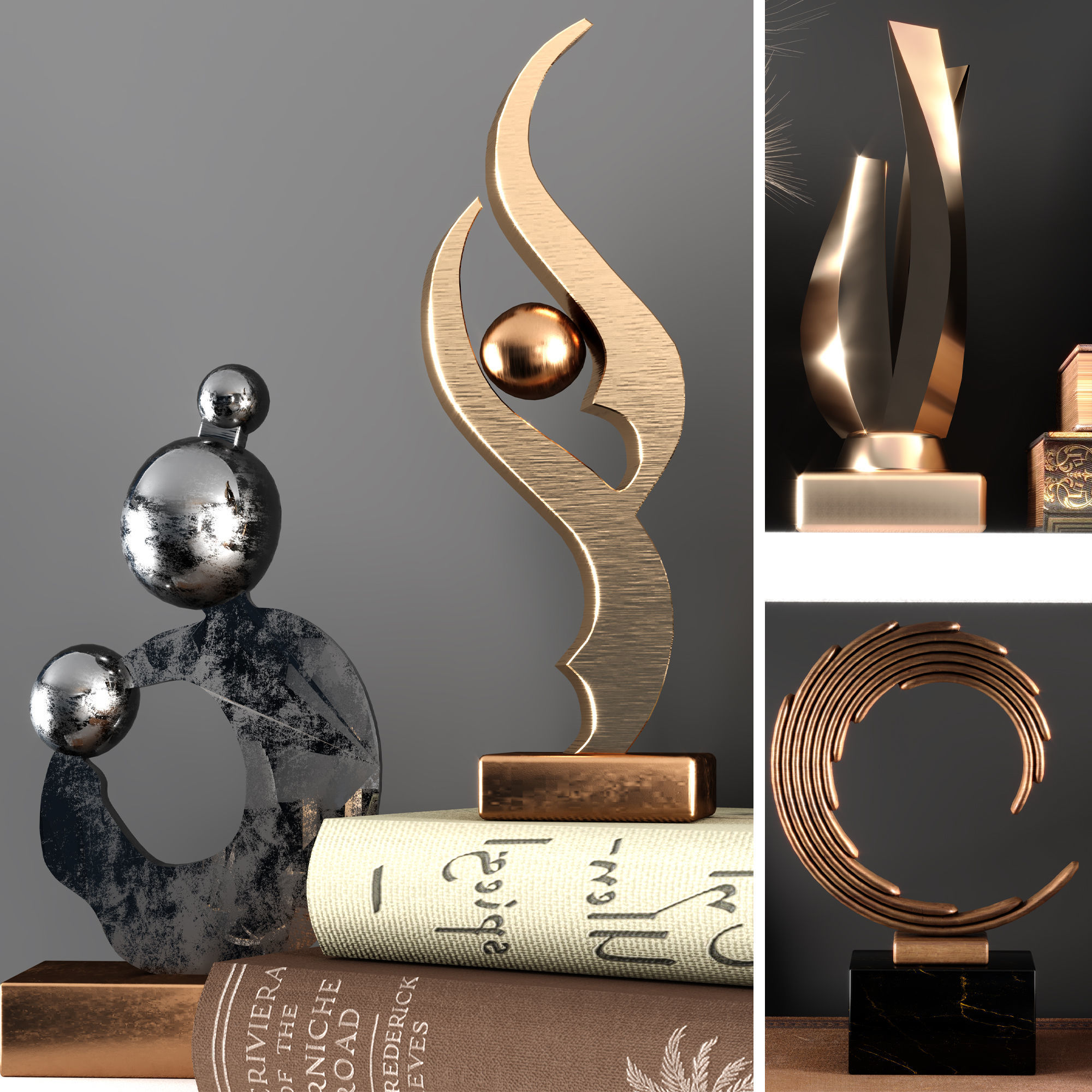 decorative set05 3D model_5