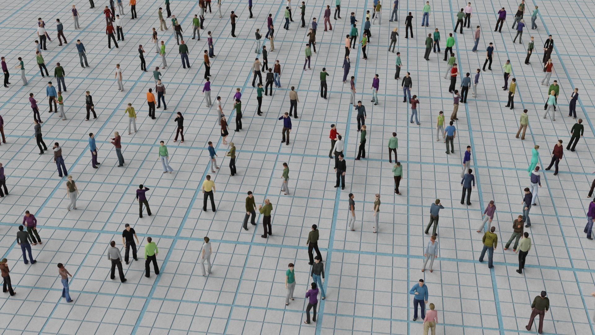 Low Poly Animated People Pack - 200 Pieces Low-poly Animated Low-poly 3D model_8