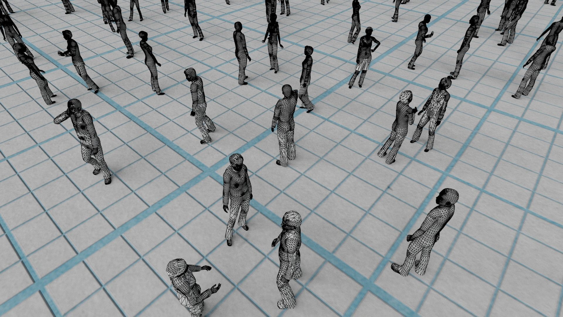 Low Poly Animated People Pack - 200 Pieces Low-poly Animated Low-poly 3D model_11