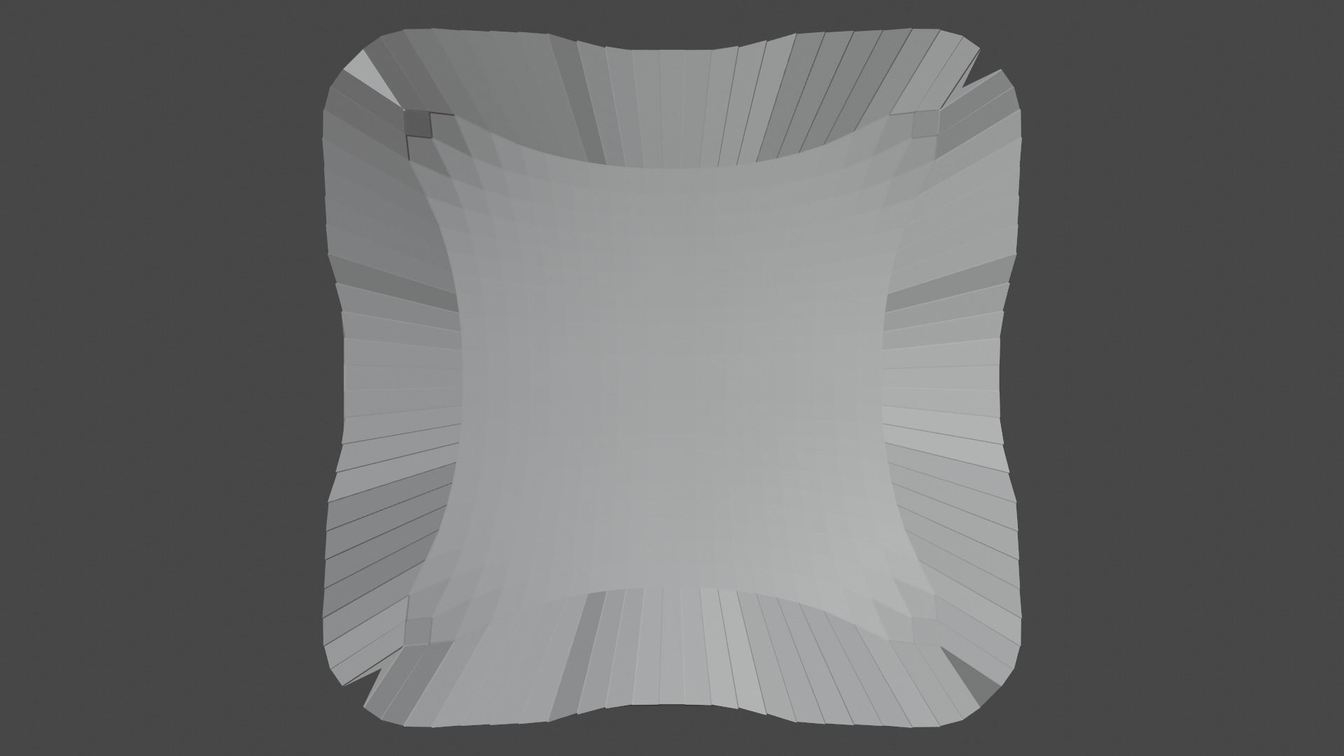 Silver Futuristic Cubic Autel 3D model_30