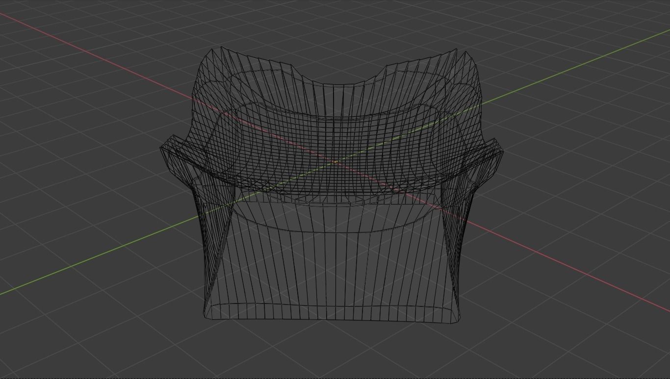 Silver Futuristic Cubic Autel 3D model_39