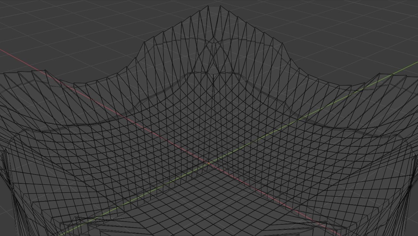 Silver Futuristic Cubic Autel 3D model_22