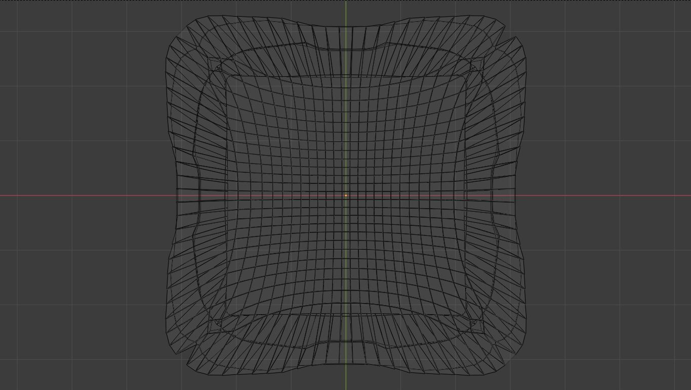 Silver Futuristic Cubic Autel 3D model_32