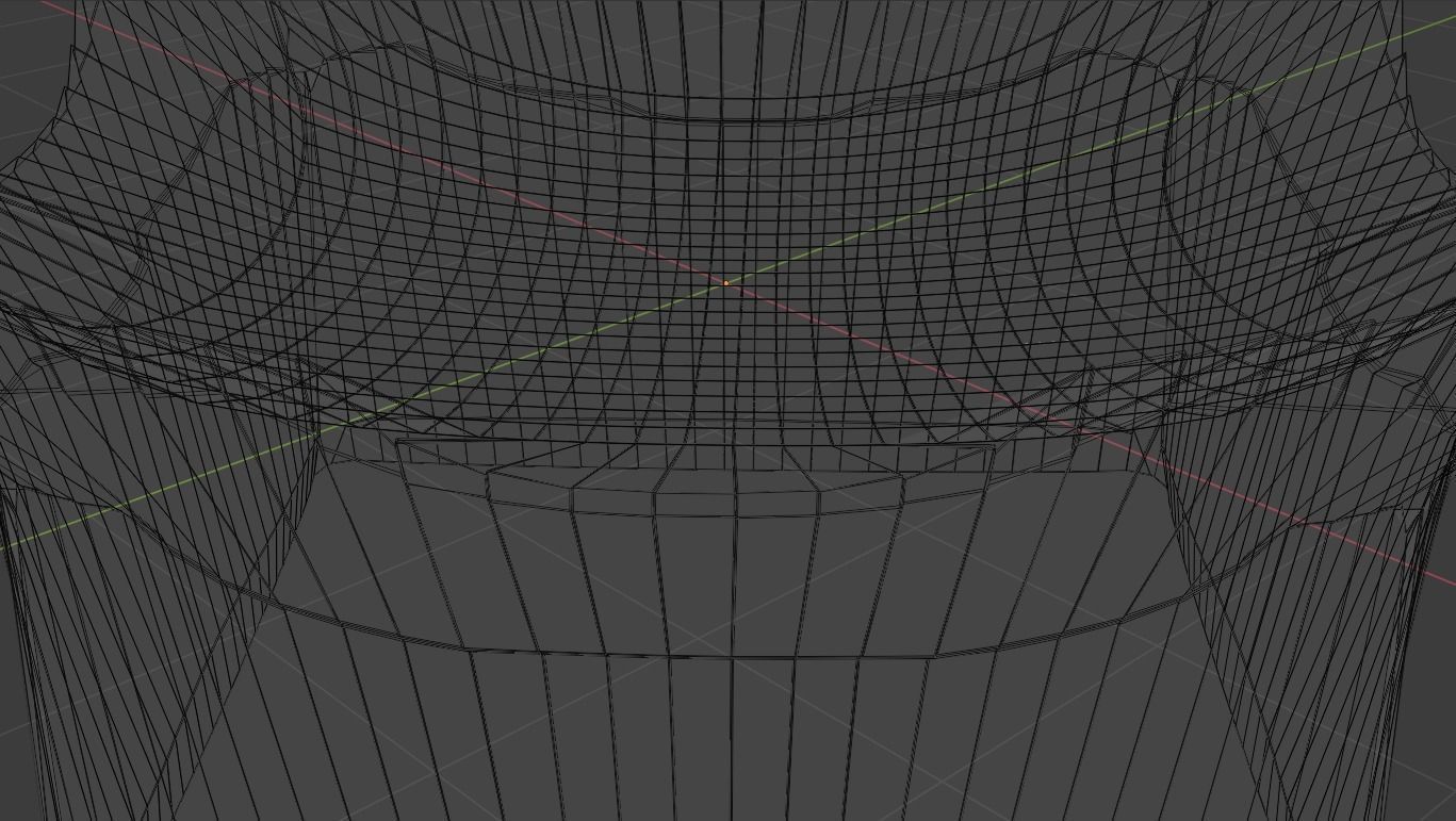 Silver Futuristic Cubic Autel 3D model_16