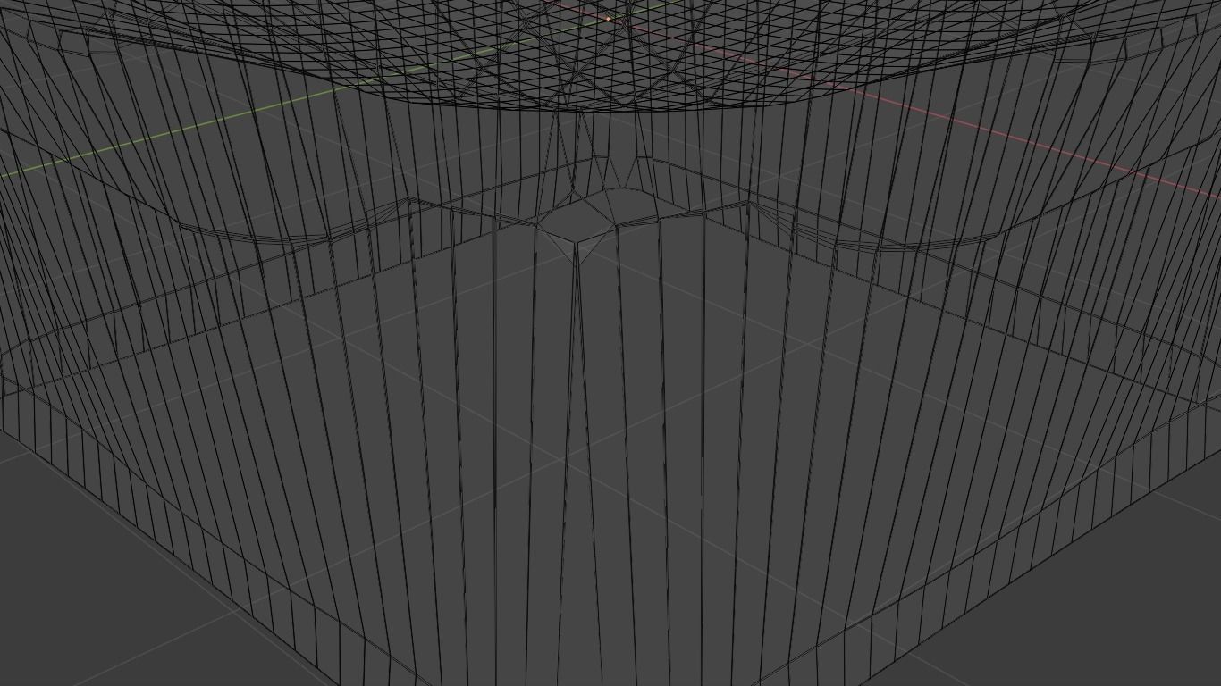 Silver Futuristic Cubic Autel 3D model_19