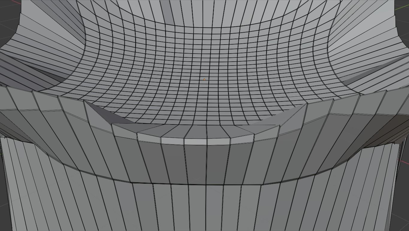 Silver Futuristic Cubic Autel 3D model_15