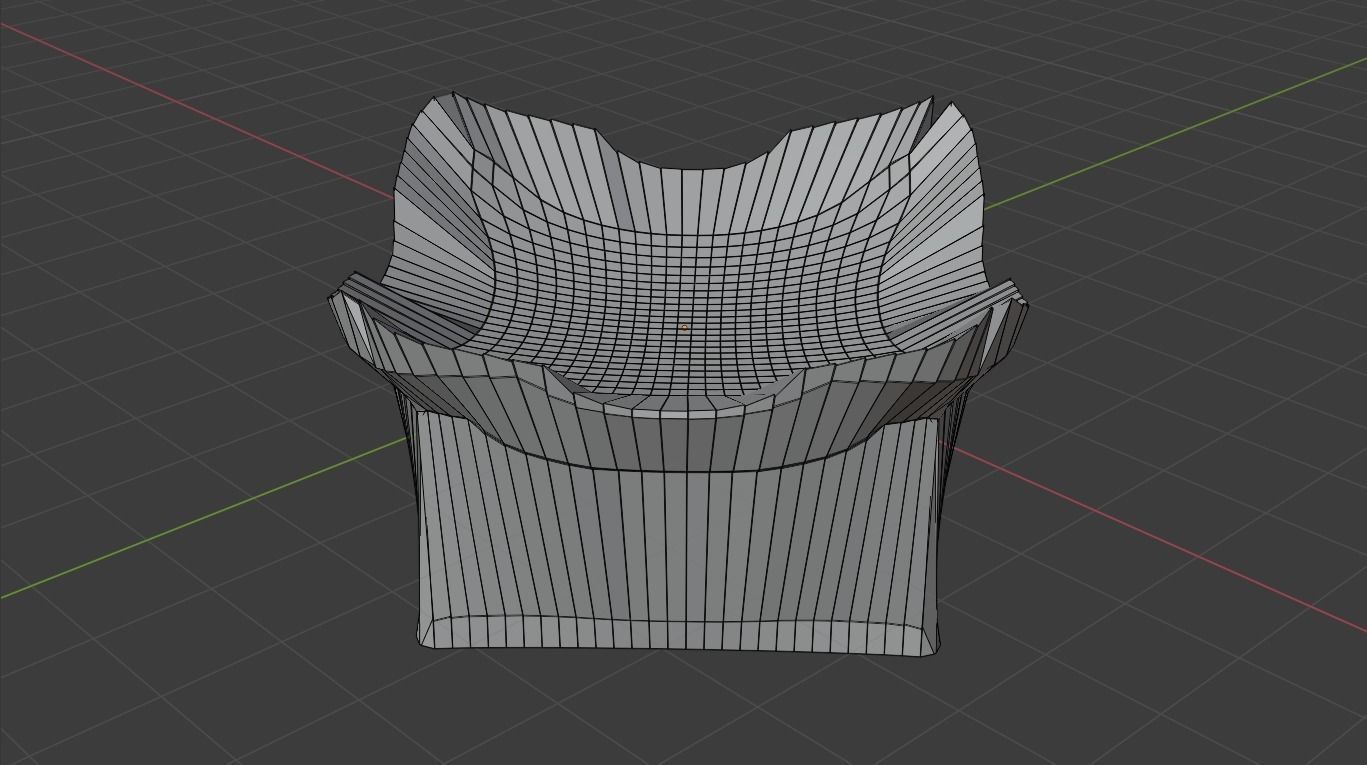 Silver Futuristic Cubic Autel 3D model_38