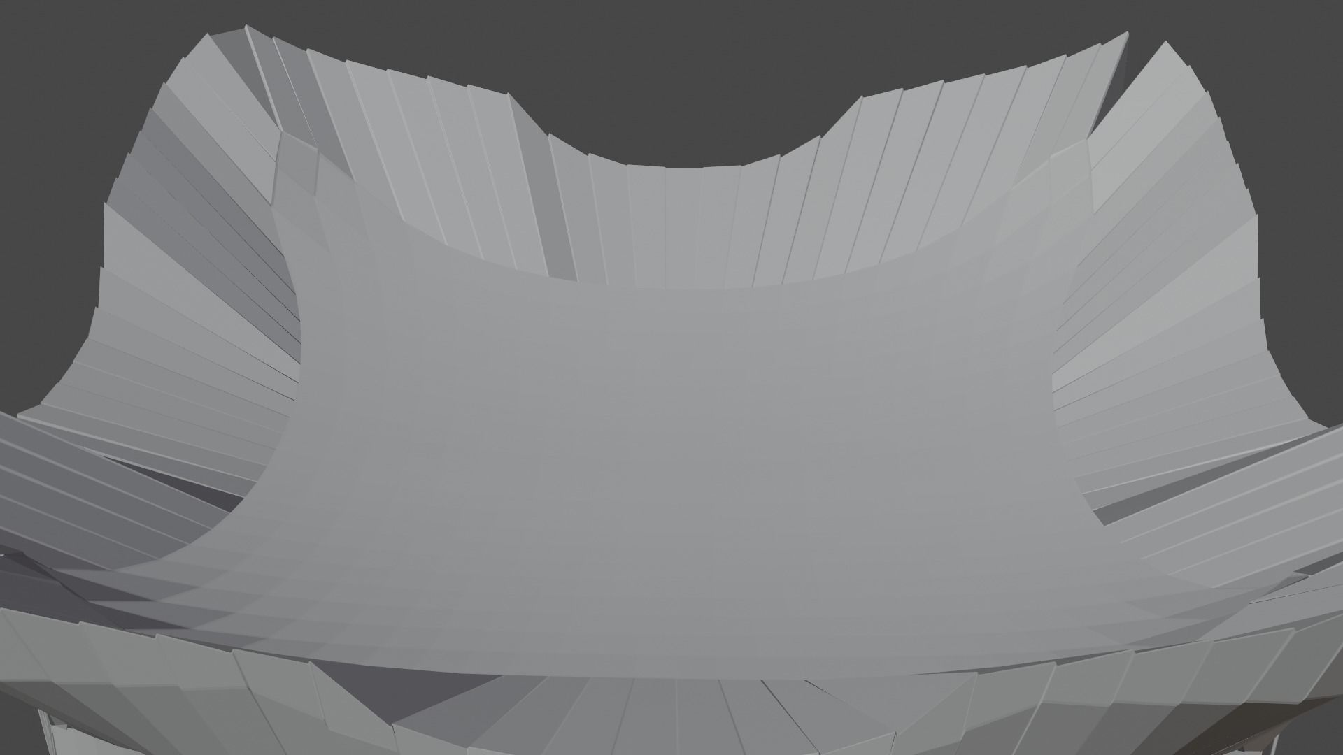 Silver Futuristic Cubic Autel 3D model_27