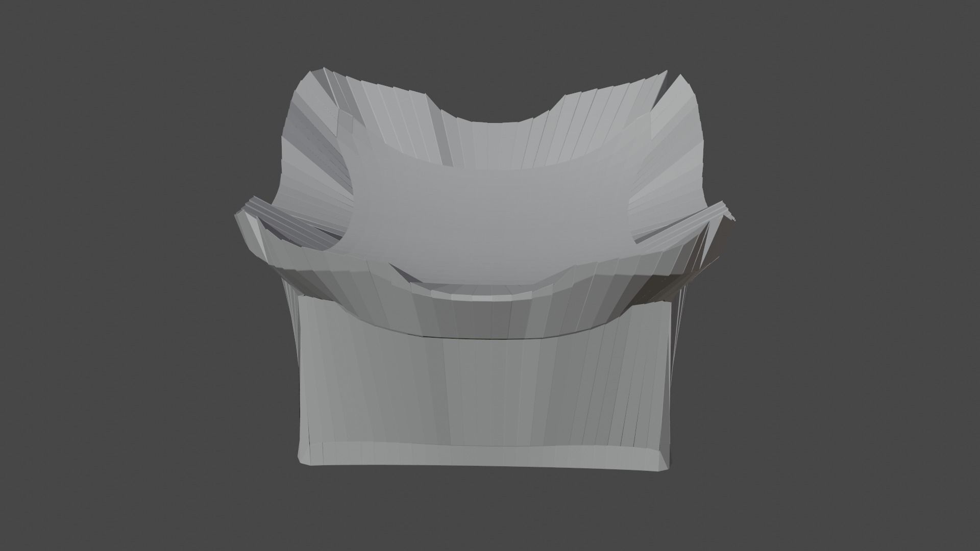 Silver Futuristic Cubic Autel 3D model_36