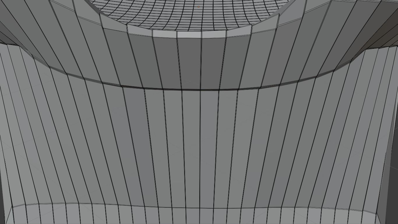 Silver Futuristic Cubic Autel 3D model_25