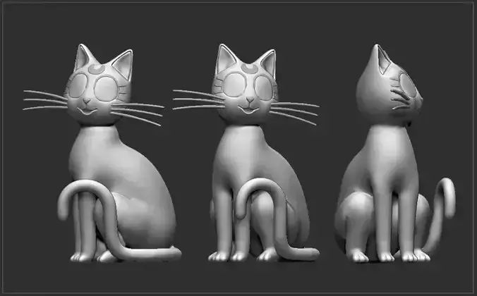 Luna Sailor Moon Cat 3D print model