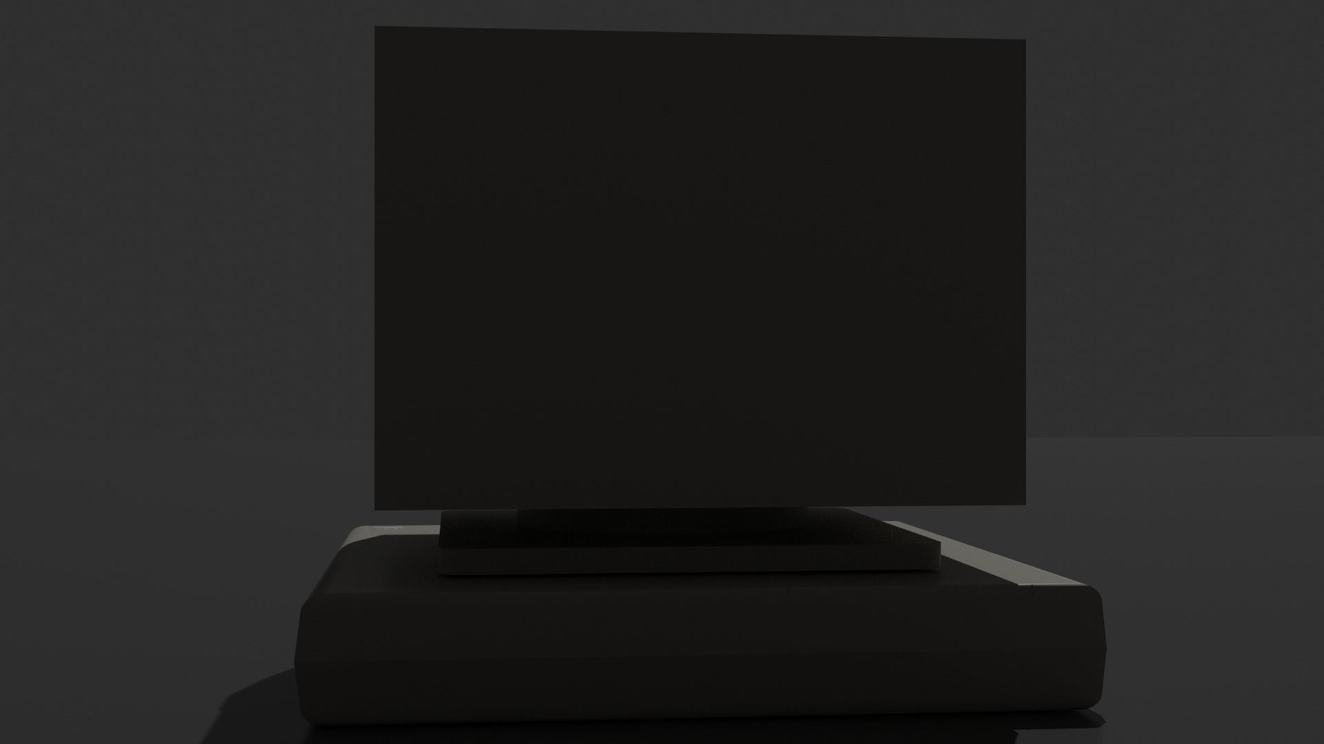 Old - Retro computer  3D model_8