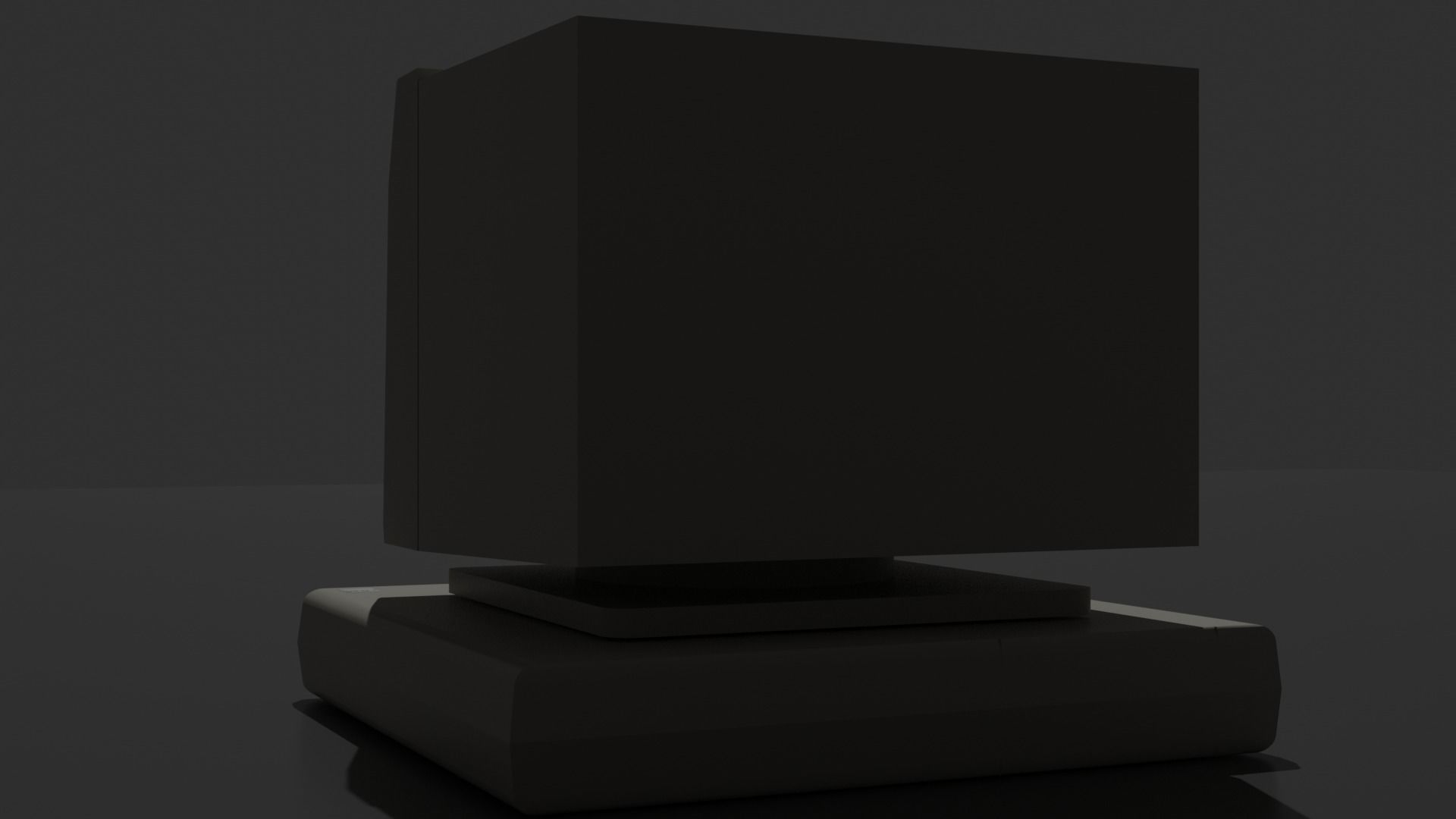 Old - Retro computer  3D model_9