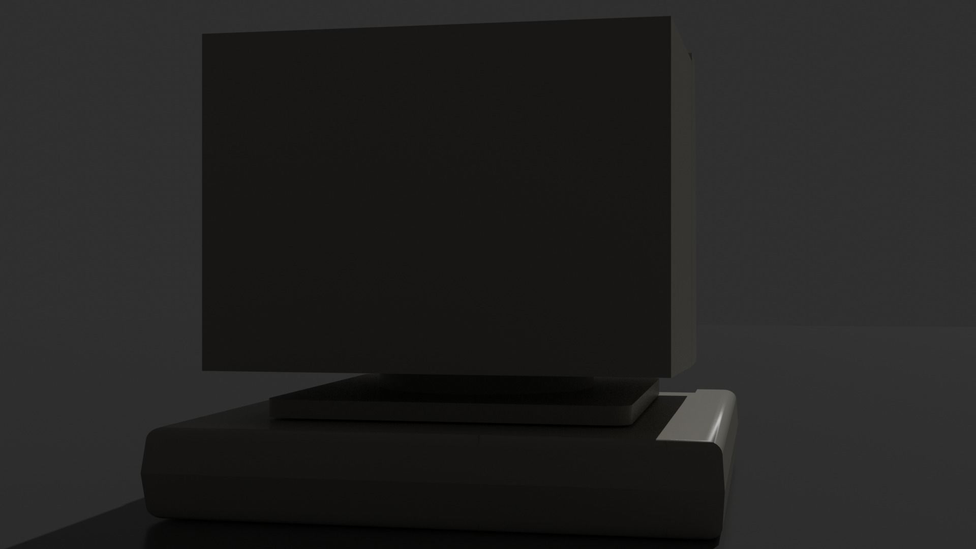 Old - Retro computer  3D model_7