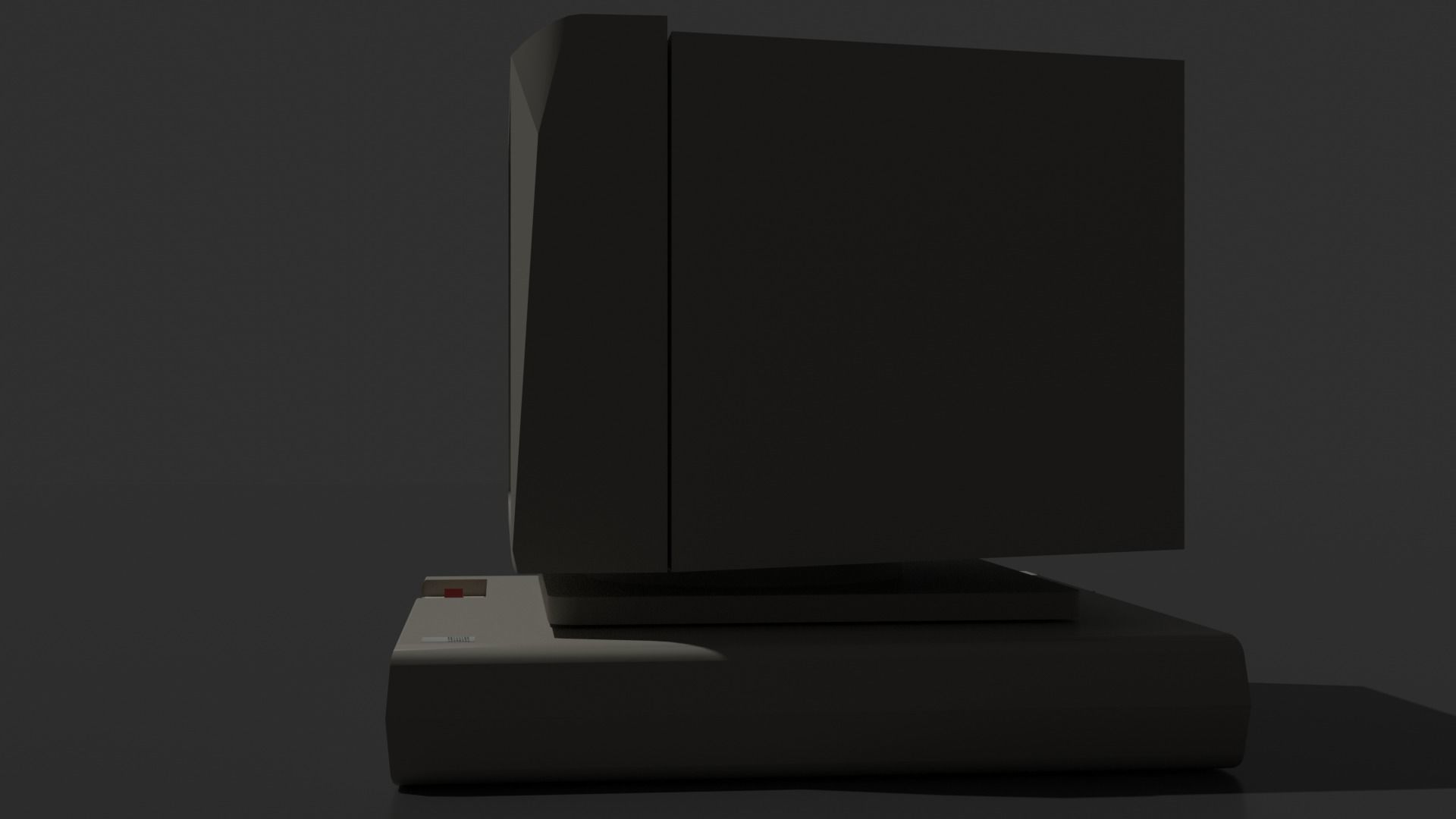 Old - Retro computer  3D model_13