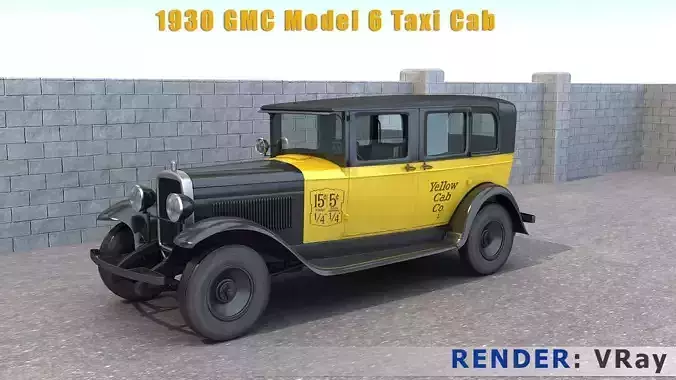 1930 Gmc Model 6 Taxi Cab