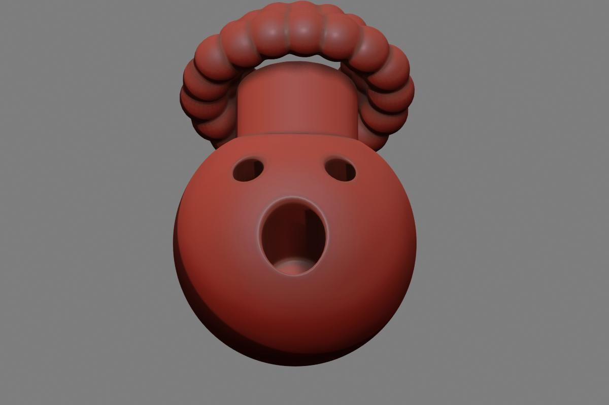 Emoji Exploding Head 3D model_42