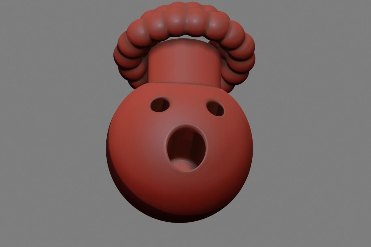 Emoji Exploding Head 3D model_32