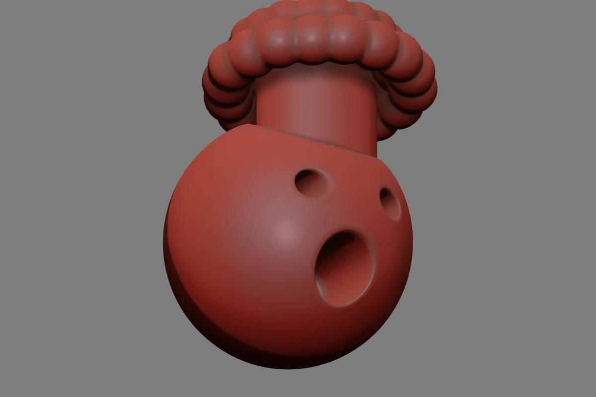 Emoji Exploding Head 3D model_34