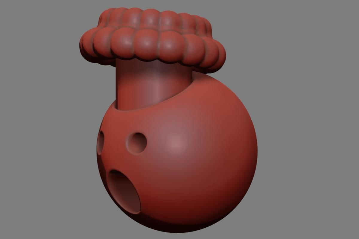 Emoji Exploding Head 3D model_27