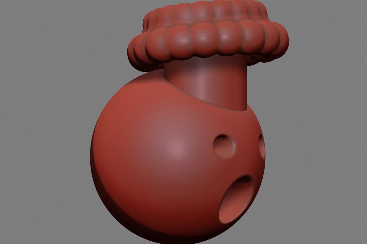 Emoji Exploding Head 3D model_36